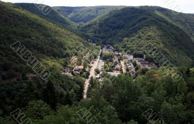 Mountains near the Rhein river