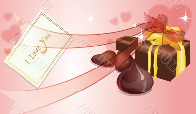 Envelope and sweets