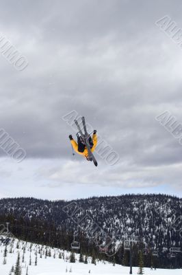 Skiier Midair
