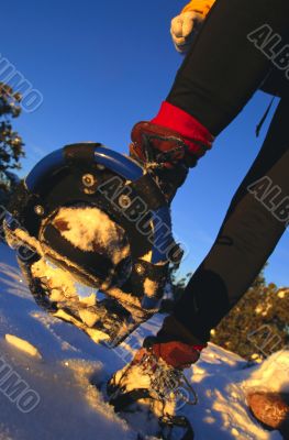 Snowshoeing