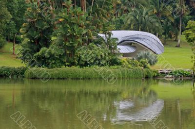 Concert Hall in Botanical Garden in Singapore