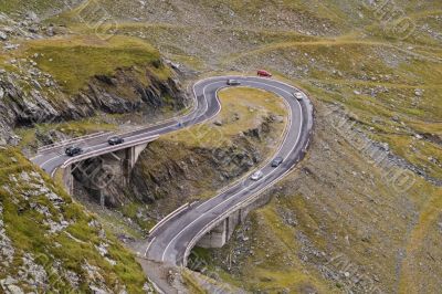 Road in the mountains