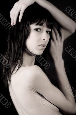 Girl art portrait