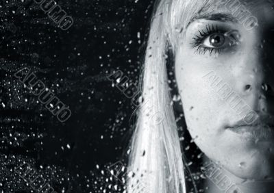 Wet glass