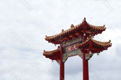 Chinese Temple Gate