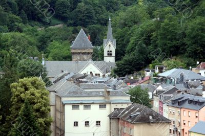 Luxembourg. A castle