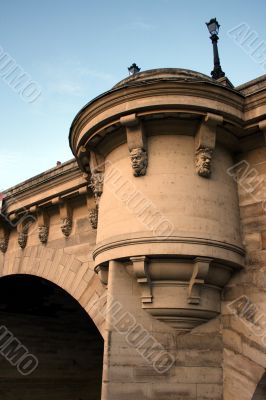 Paris. Under the old bridge