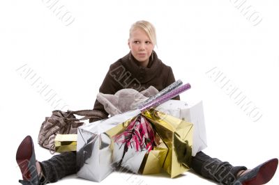 Tired shopper