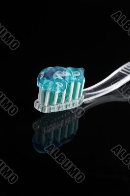 toothbrush and paste