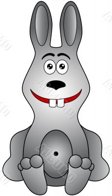 Cartoon rabbit