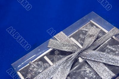 Silver gift box