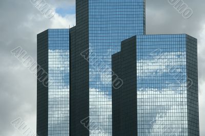 Modern skyscapers in Paris