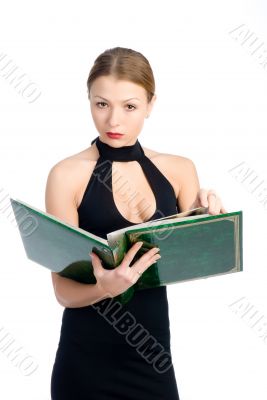 Woman with a book