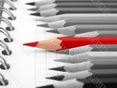 red pencil