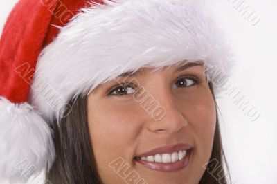 Santa girl portrait