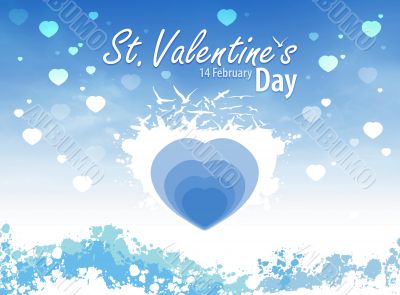 St. Valentine`s background