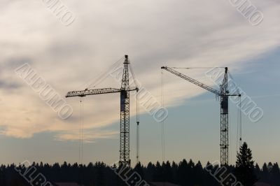 building cranes