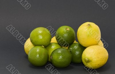 Freshly lemons and lime