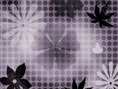 Flowers & Leafs - background