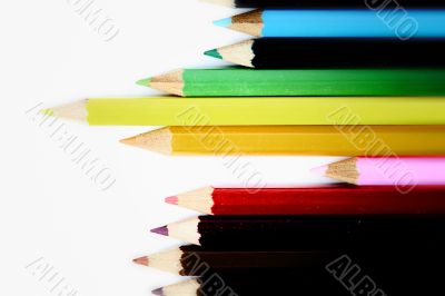 Close-up pencil.