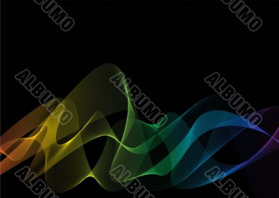 rainbow weave black