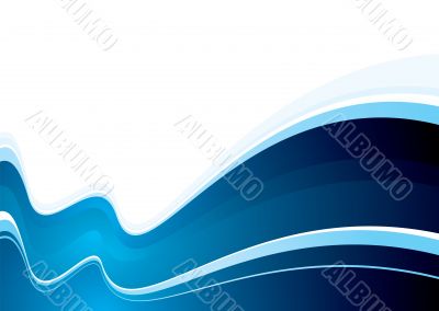 ocean swell blue