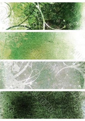 natural grunge green