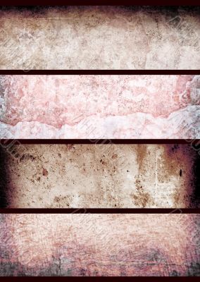 red grunge wall