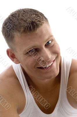 close up of smiling young fellow