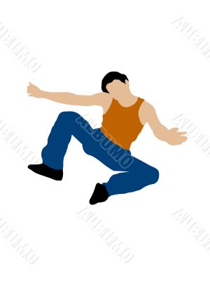 jumping dancer