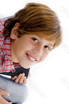 happy student smiling at camera
