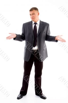 confused young businessman