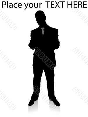 standing business executive