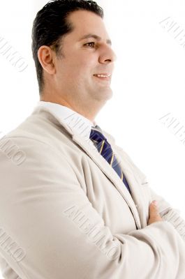 middle aged professional posing