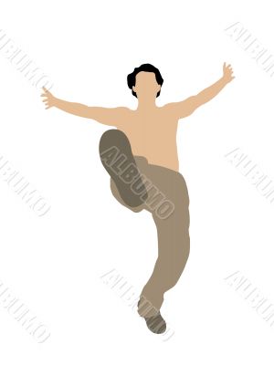dancing man