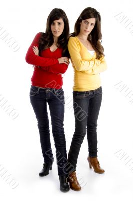 young twins looking at camera