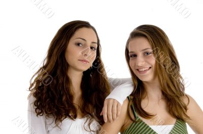 portrait of college friends