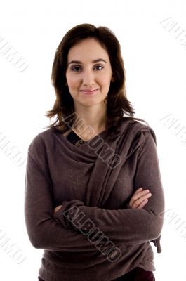 smart young teenager posing