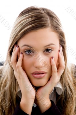 woman in bad mood