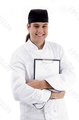 portrait of young chef