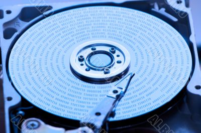 Open hard drive