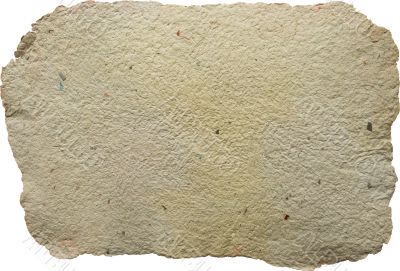 Sheet of handmade paper