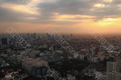 Bangkok City Sunset