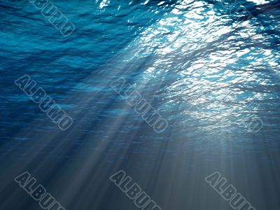An underwater scene