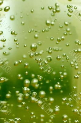 water with bubbles