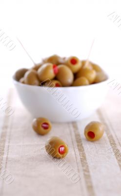 Olives, close-up