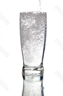 glass of mineral water