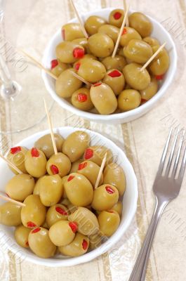 Olives, close-up