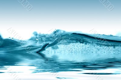 Blue water