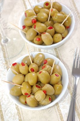 Olives, close-up